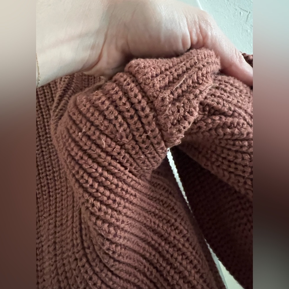 Tradlands Cardigan Sweater in Plum - Picture 10 of 10